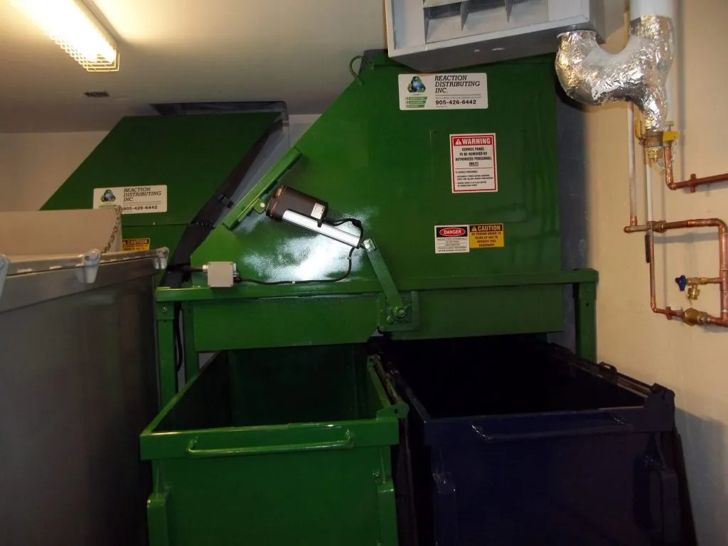 Tri-sorter recycling system manufactured in WasteMind's Toronto facility